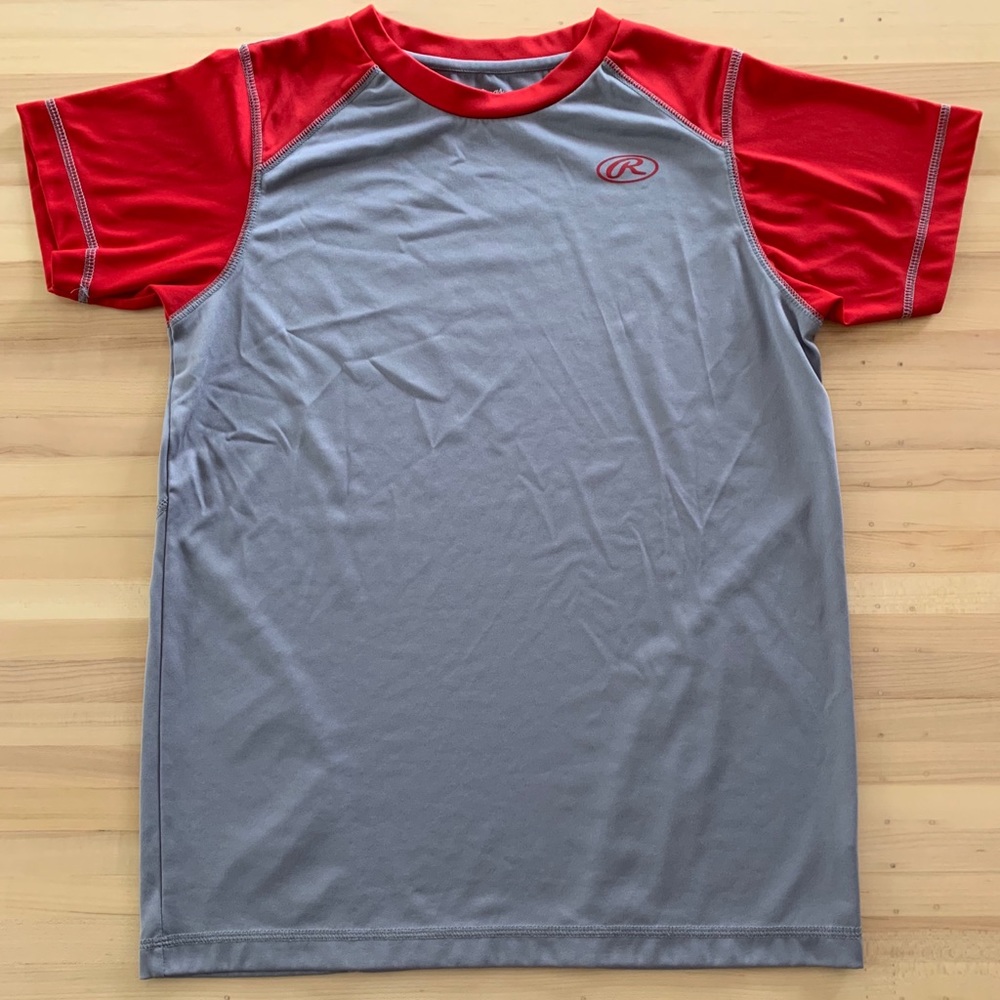 Youth Rawlings Short Sleeve Baseball Shirt
